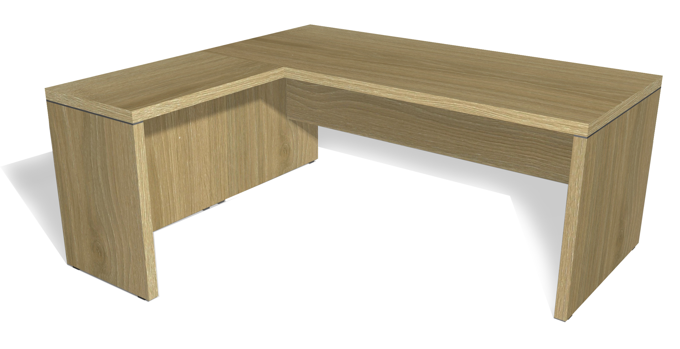 Mesa Reta Para Extensão + Mesa Extensão Elegance